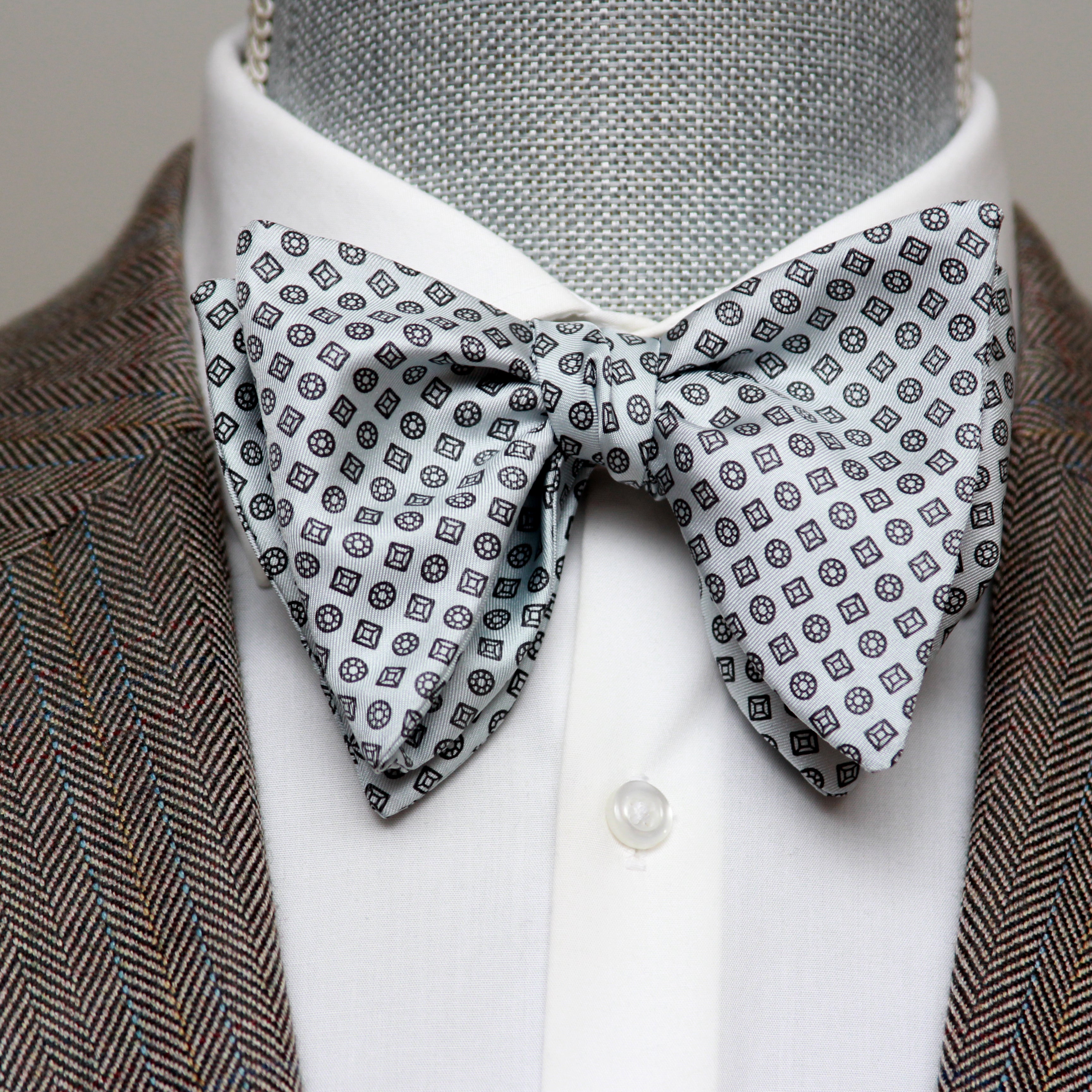 Men's Large Silk Bow Tie