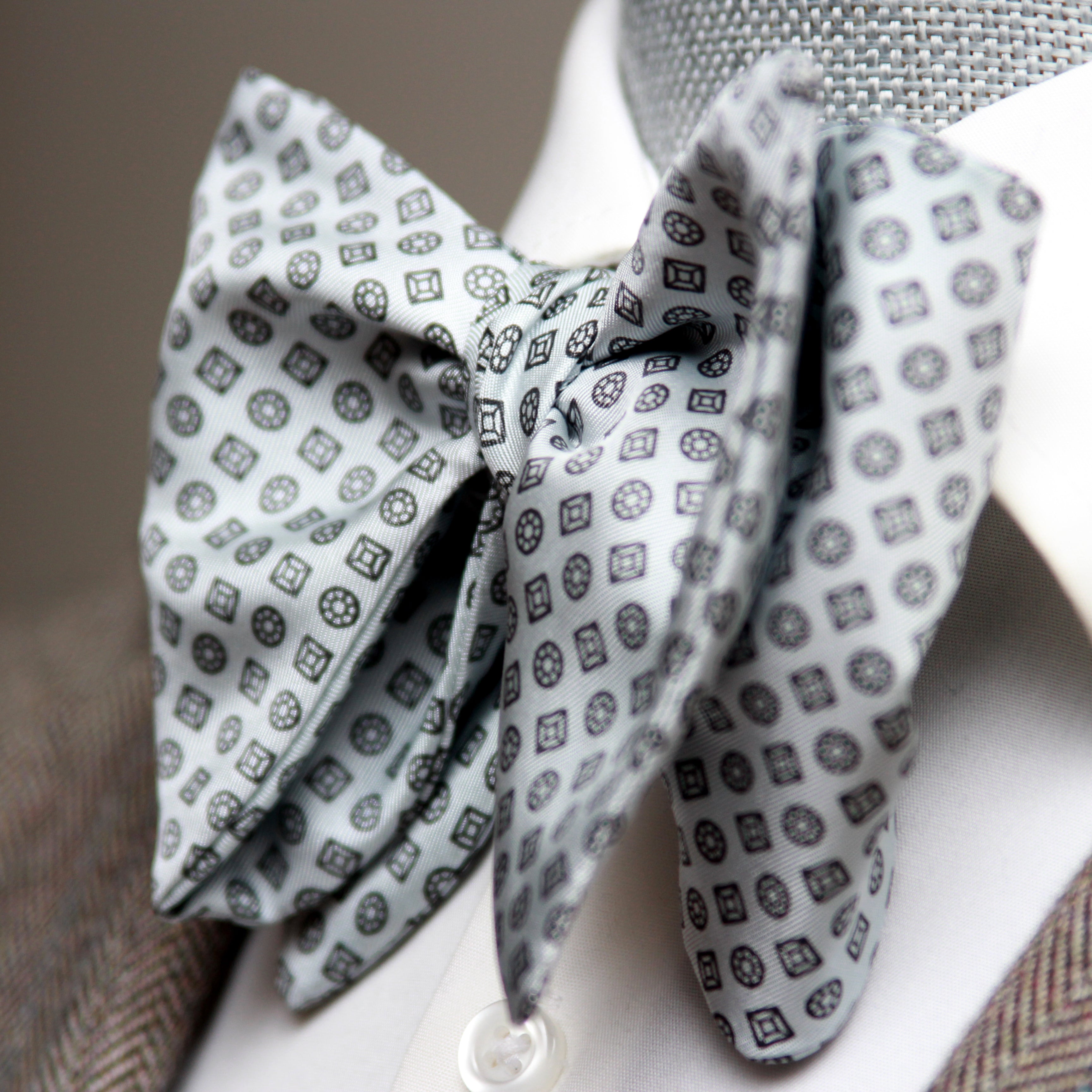 Men's Large Silk Bow Tie