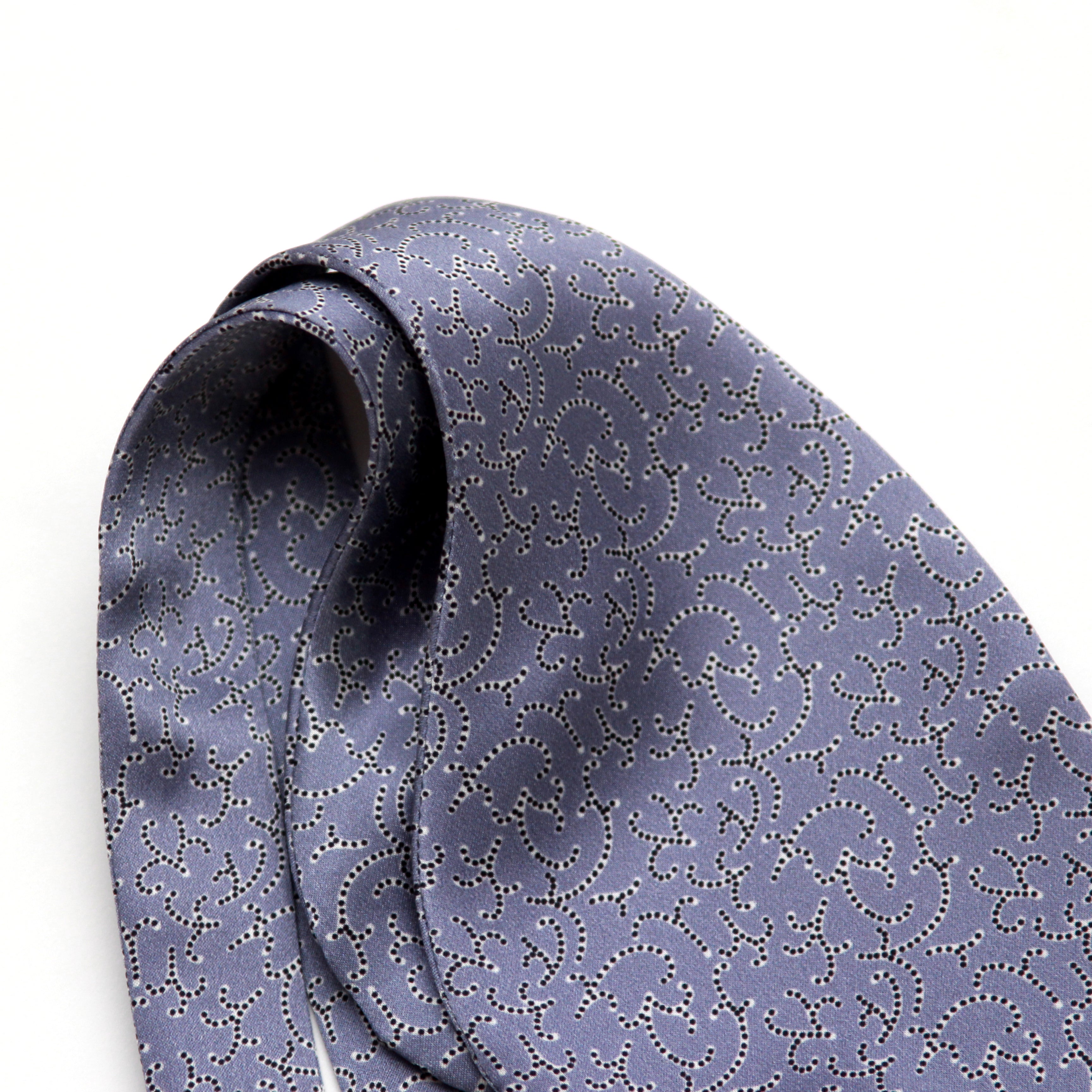 Big Butterfly Dusty Blue Silk Bow Tie