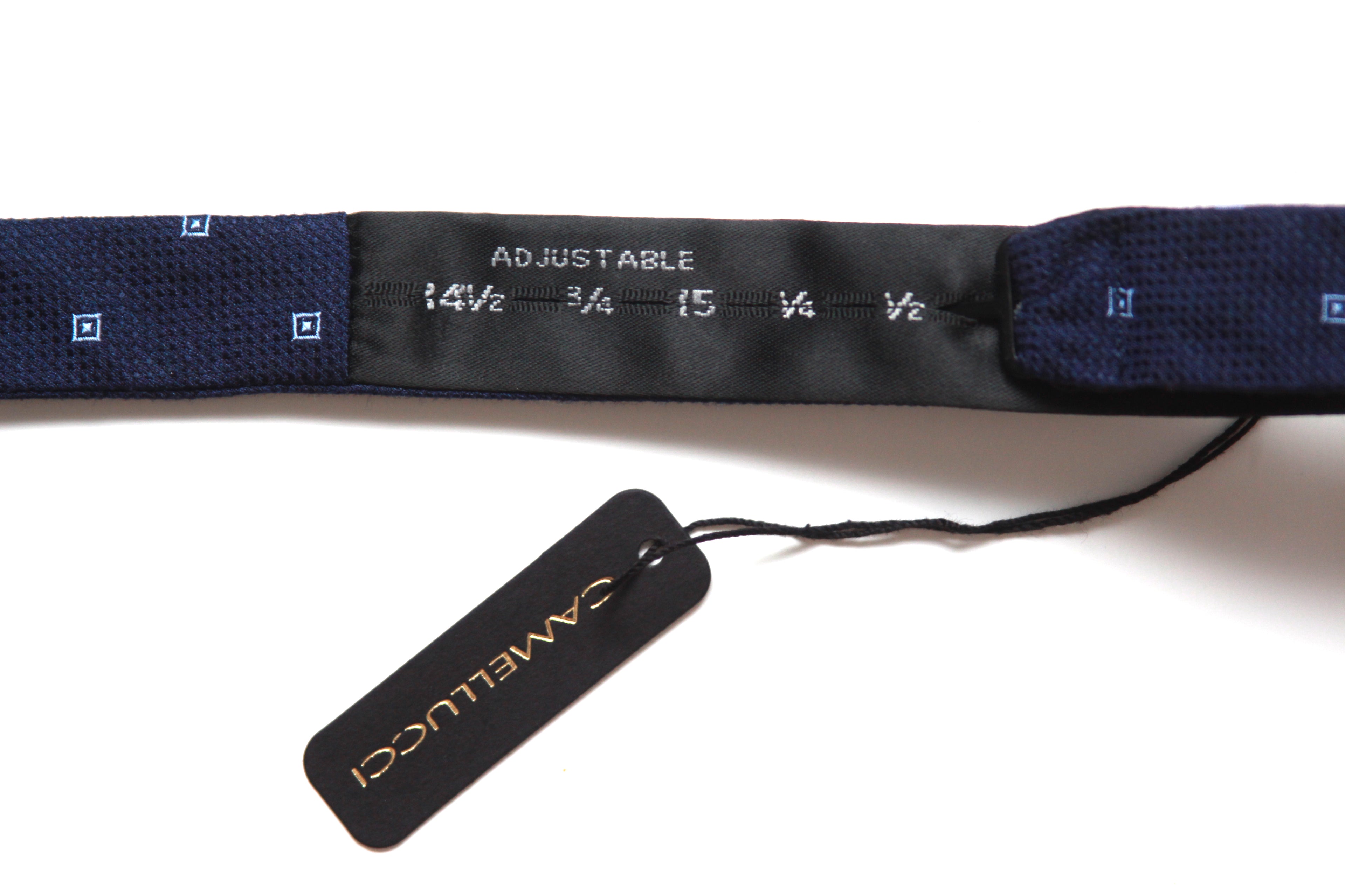 Navy Blue Self-Tie Bow Tie