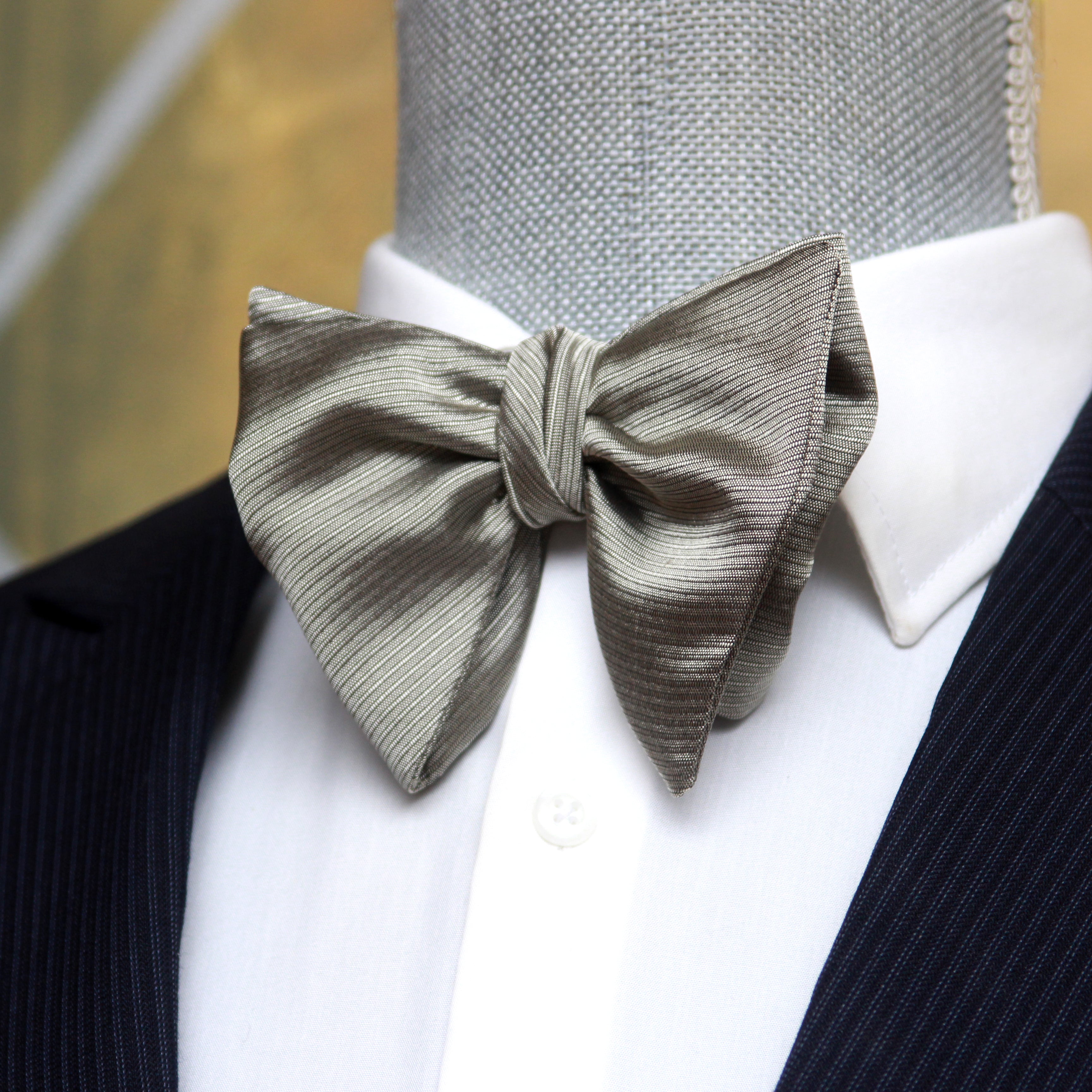 Men's Large Silk Bow Tie