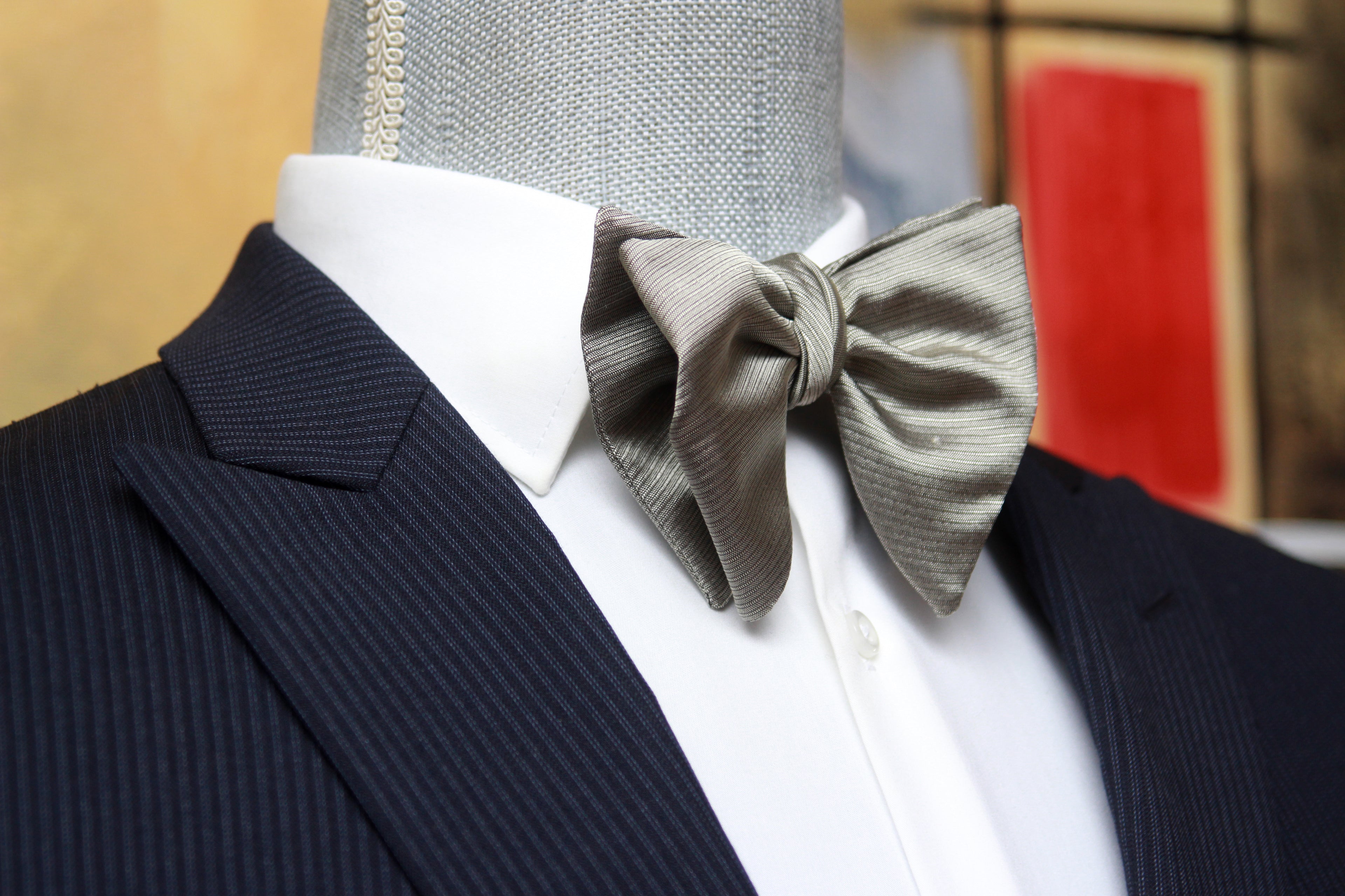 Men's Large Silk Bow Tie