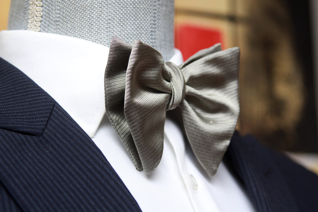 Men's Large Silk Bow Tie