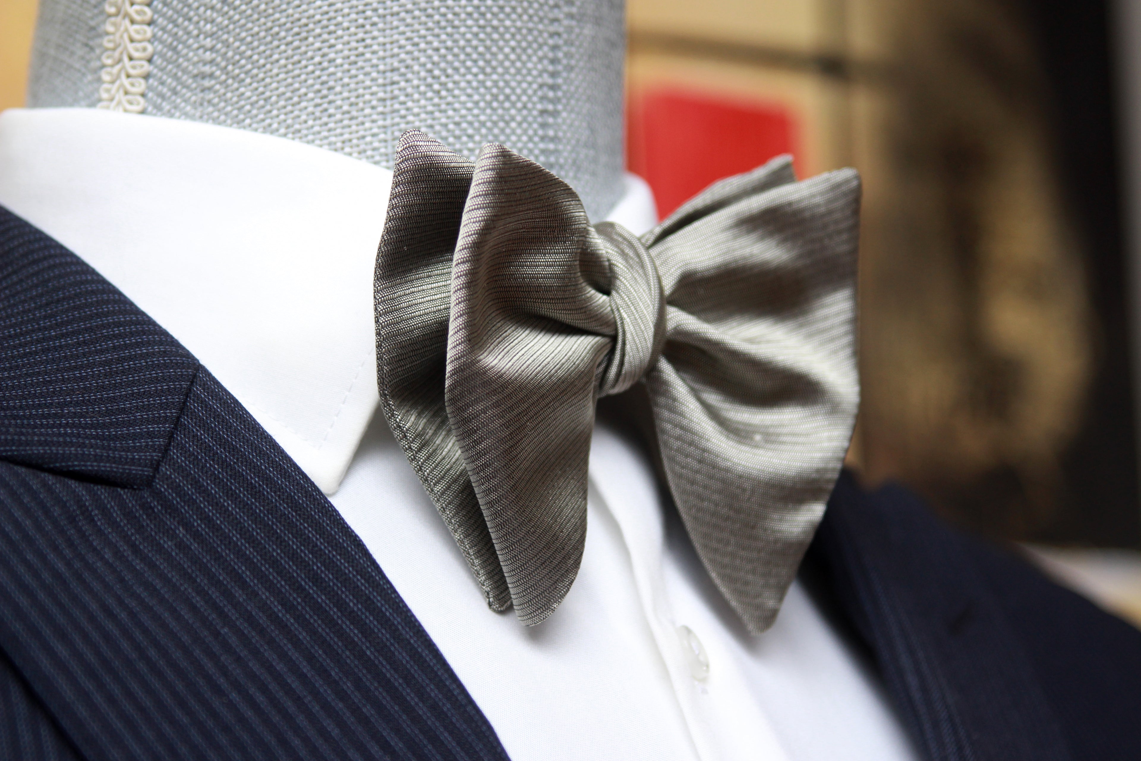 Men's Large Silk Bow Tie