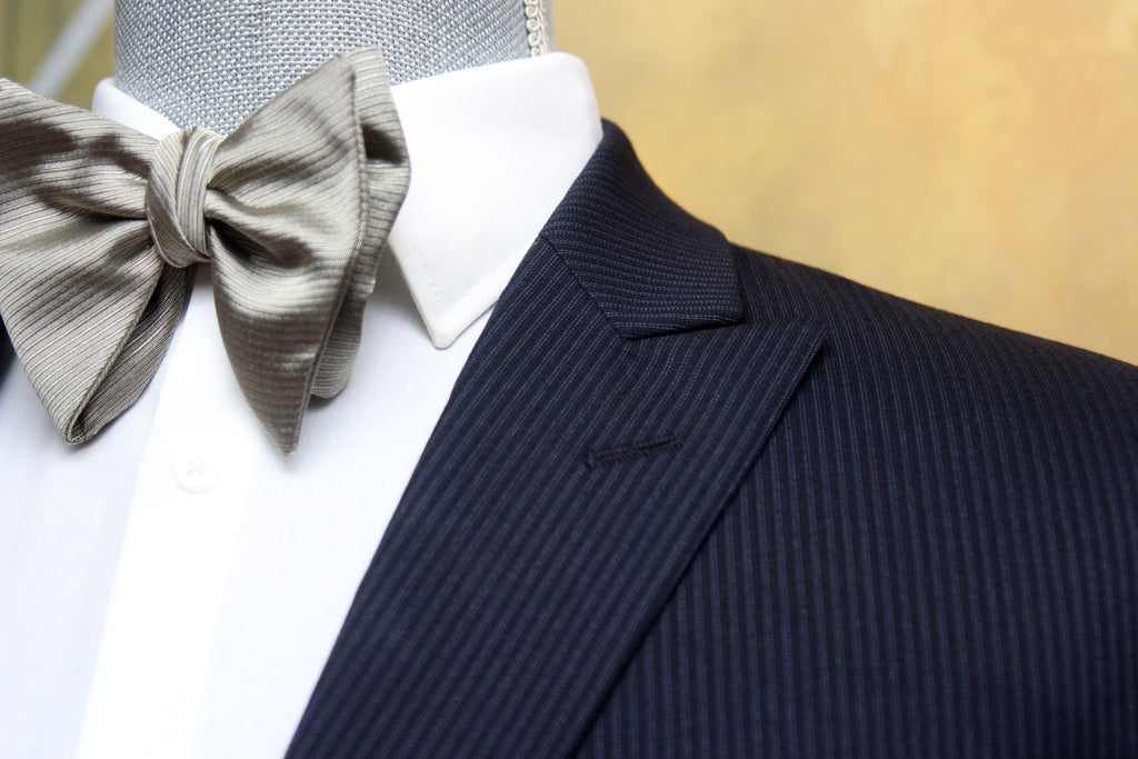 Men's Large Silk Bow Tie