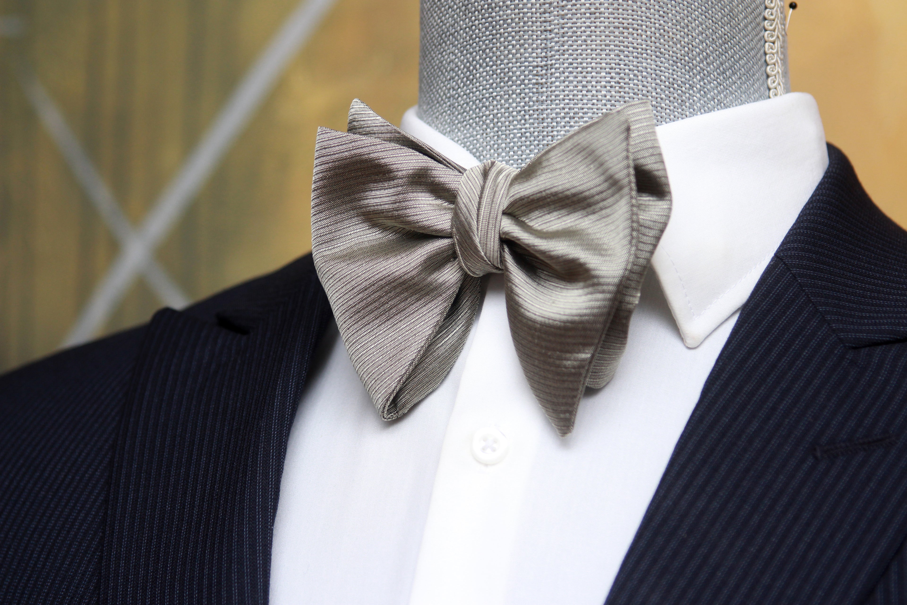 Men's Large Silk Bow Tie