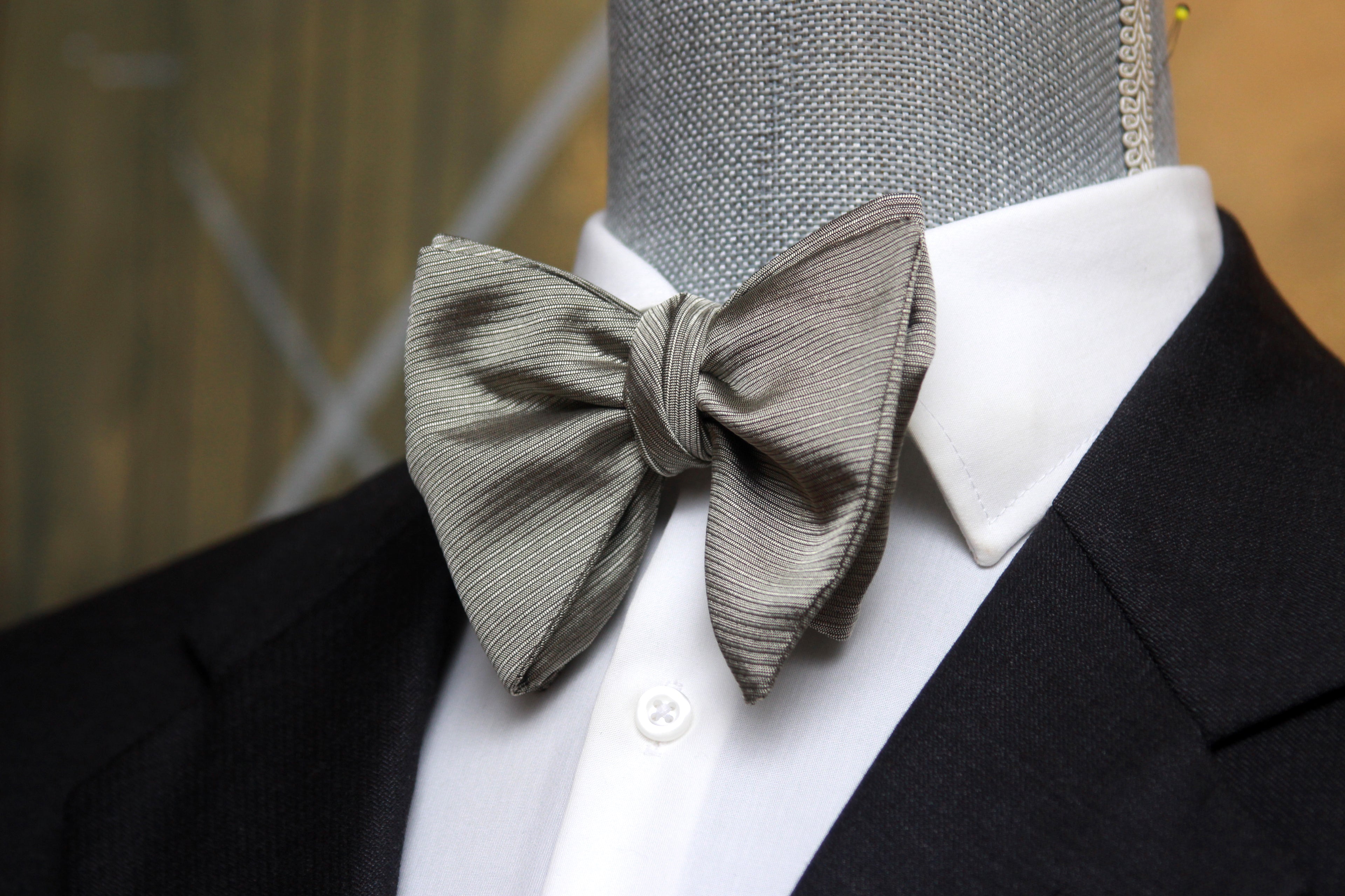 Men's Large Silk Bow Tie