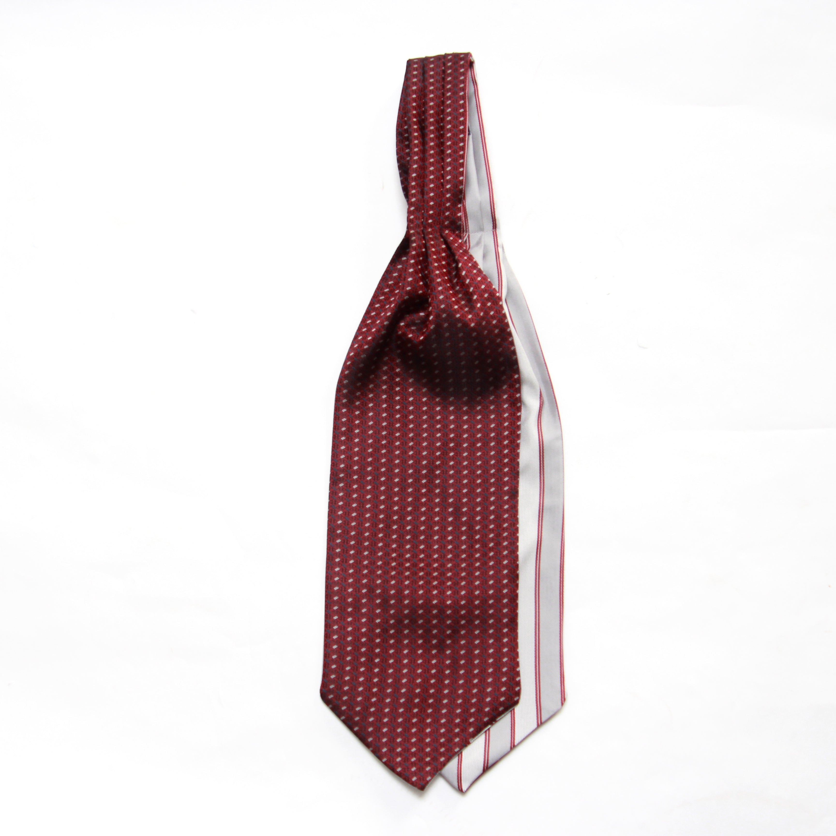 maroon-silk-ascot