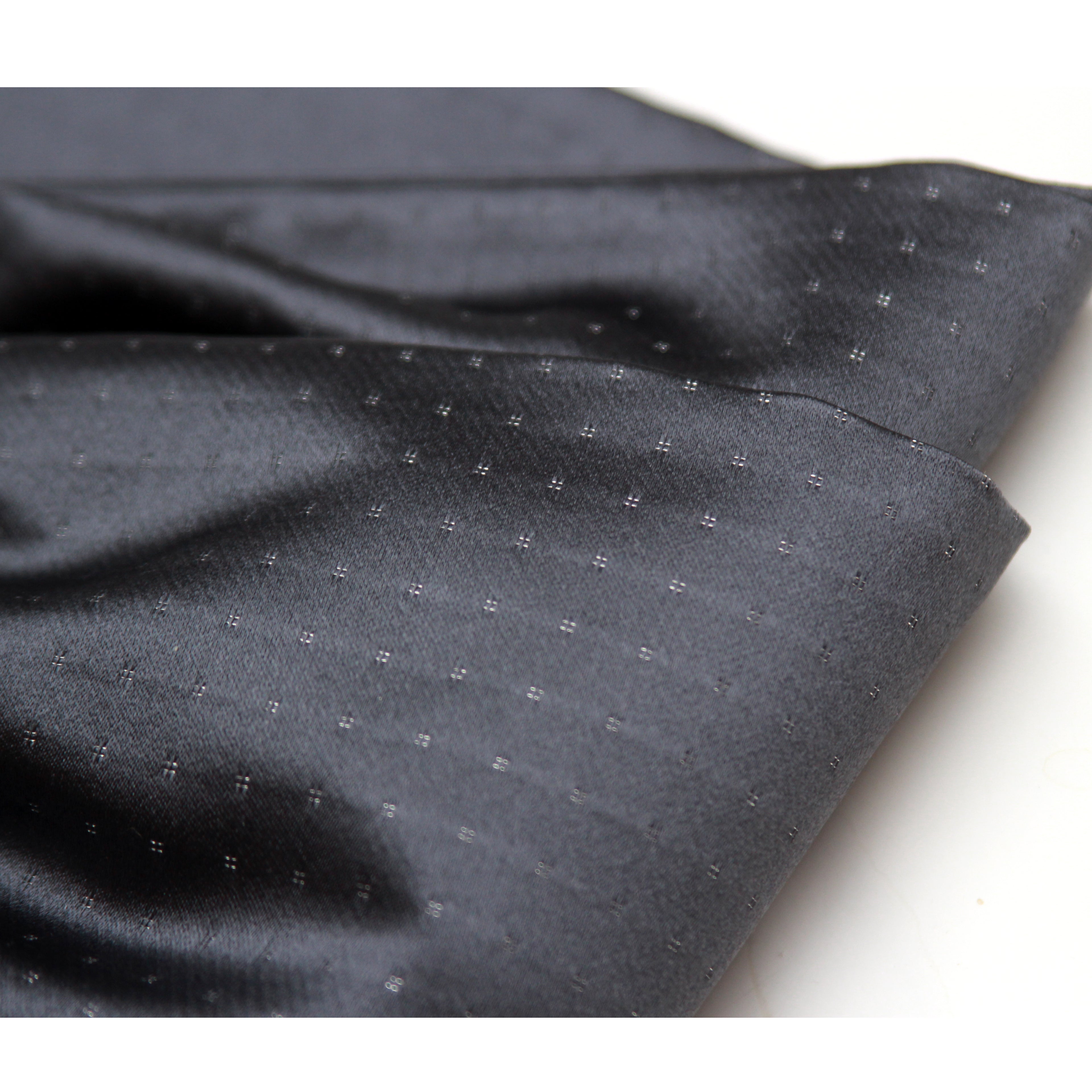 Silk Men's Ascot Grey Geometrical ornament SKU: A213