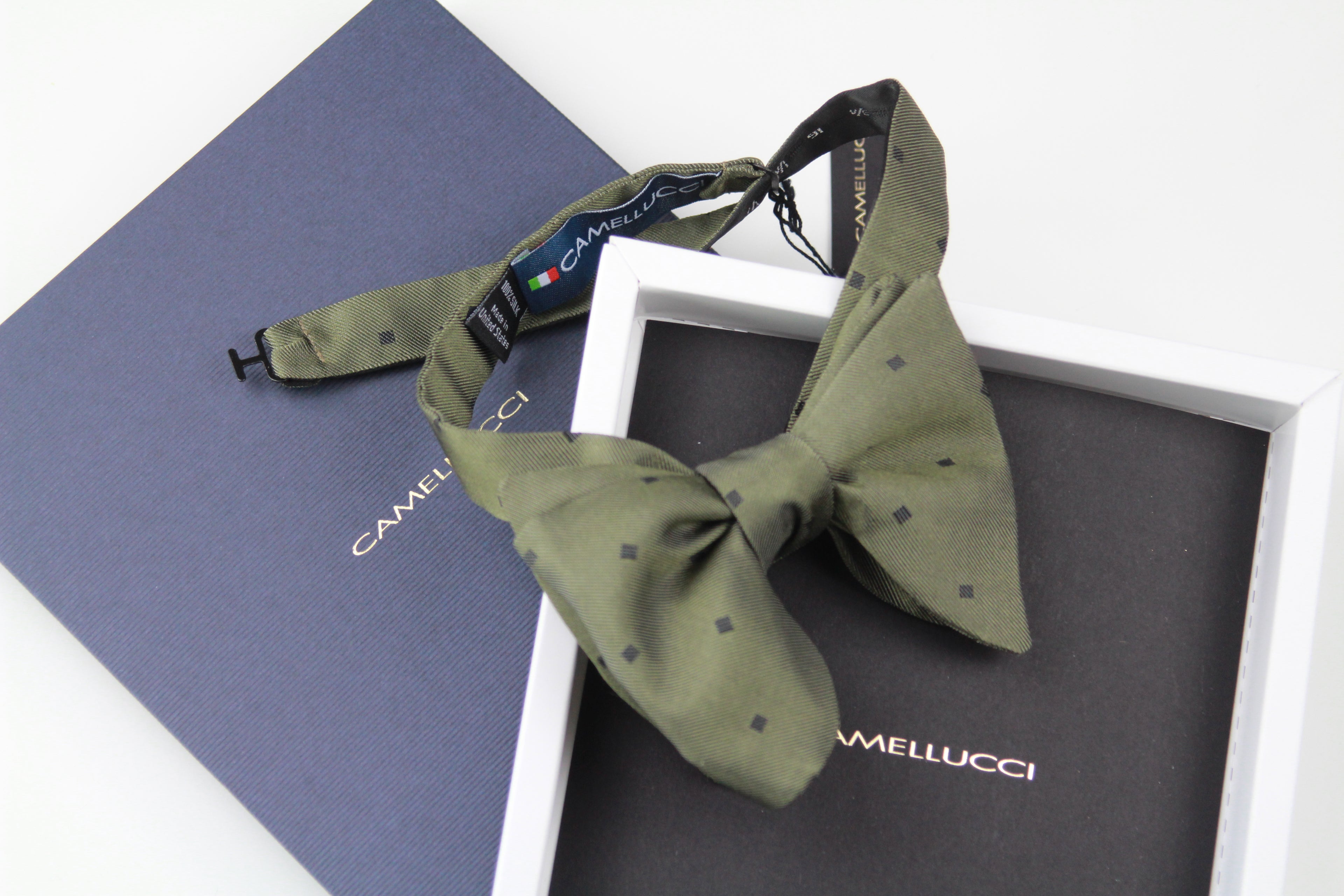 Green Large Bow tie