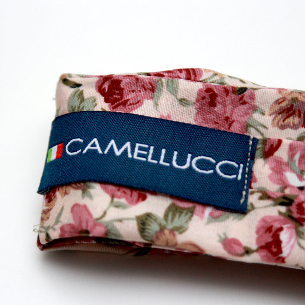 Floral Cotton Men's Cravat Ascot
