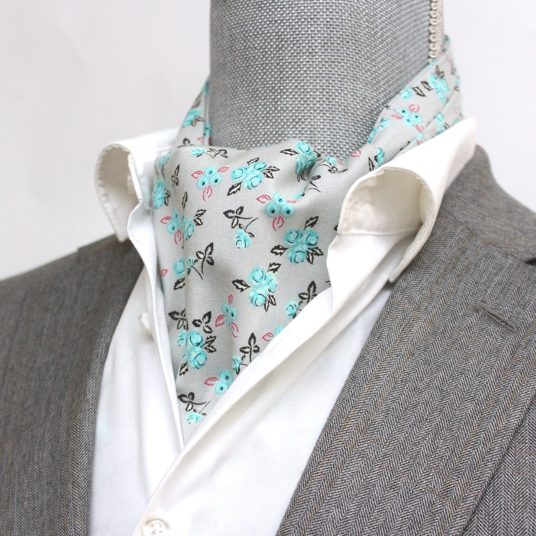 Floral Cotton Ascot