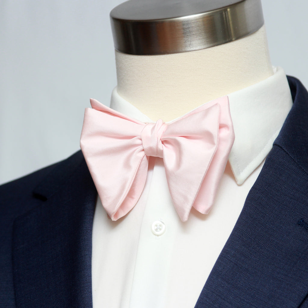 Big Butterfly Silk Bow Tie Rose S703