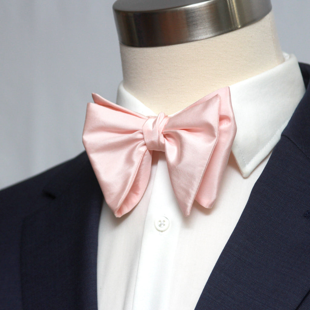 Big Butterfly Silk Bow Tie Rose S703