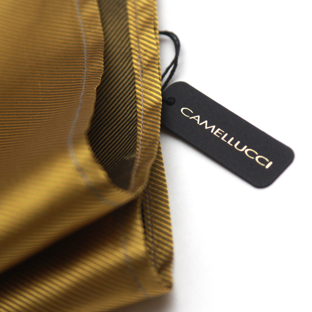 Mustard Gold Self-Tied Silk Bow Tie | Camellucci