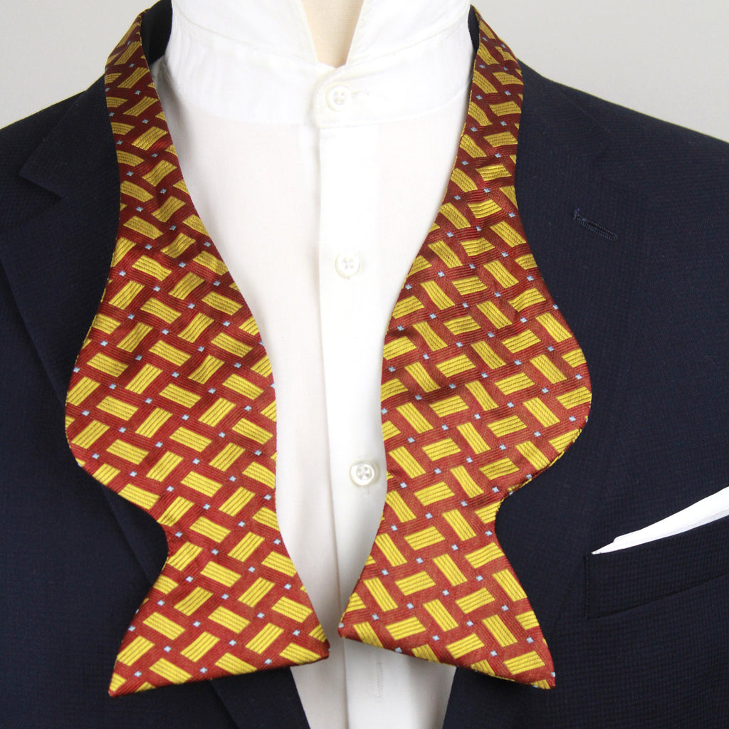 Men's Large Silk Bow Tie
