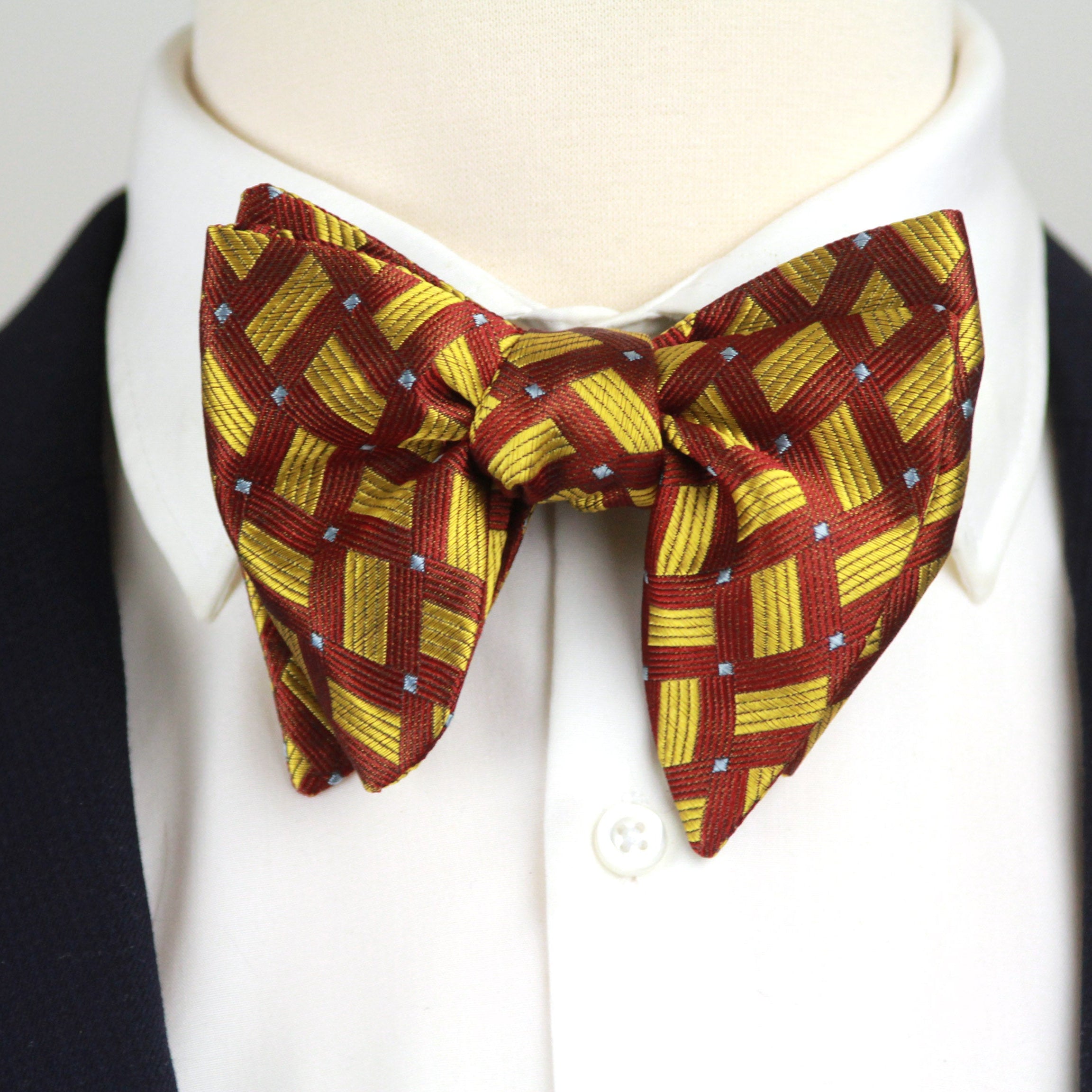 Men's Large Silk Bow Tie