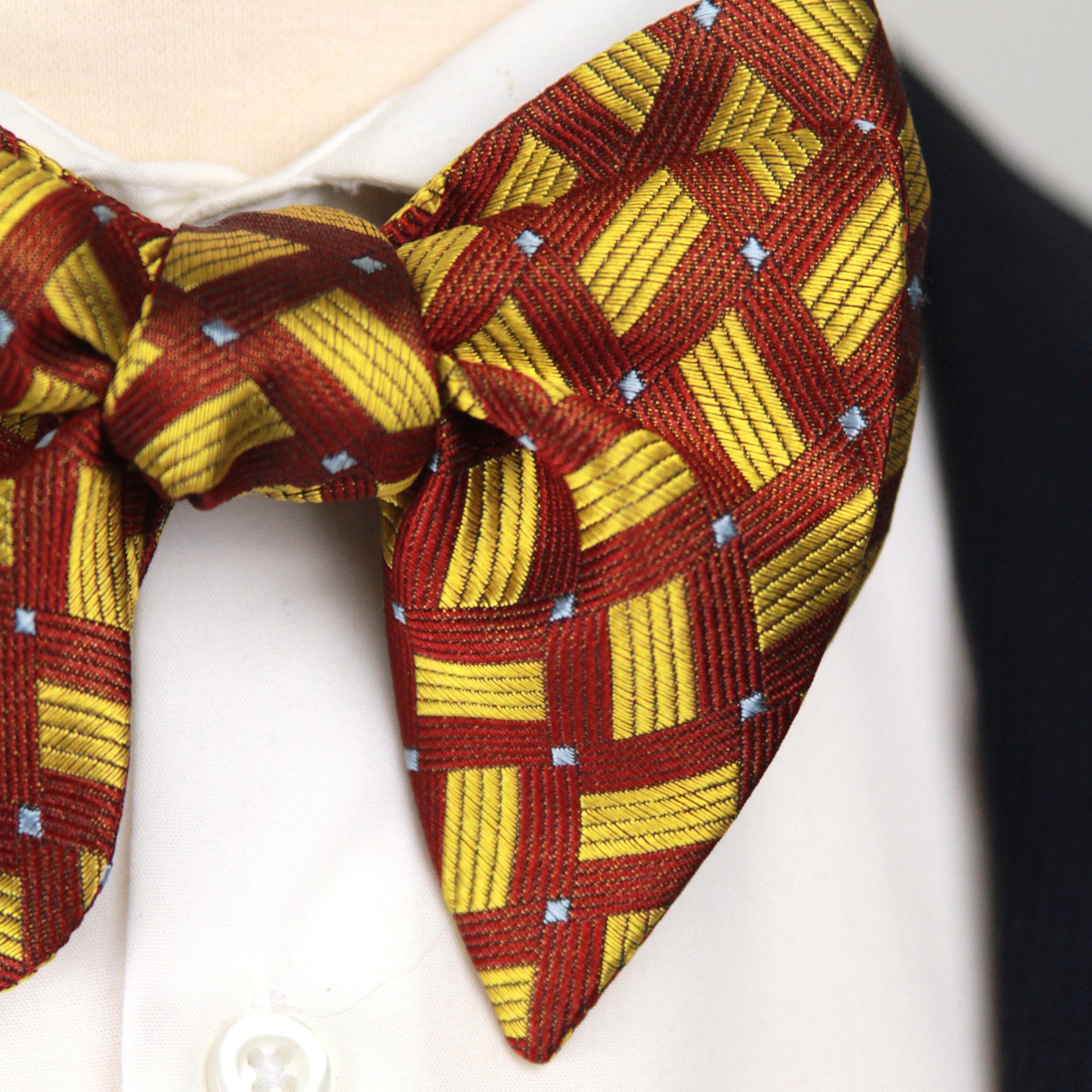 Men's Large Silk Bow Tie