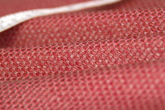 Dusty Red Ornament Silk Fabric