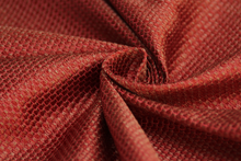 Load image into Gallery viewer, Dusty Red Ornament Silk Fabric
