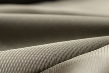 Load image into Gallery viewer, Dusty Gold Grey Diagonal Stripe Silk Fabric
