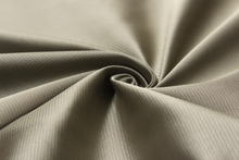 Load image into Gallery viewer, Dusty Gold Grey Diagonal Stripe Silk Fabric
