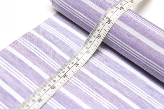 Purple Lavender Stripe Silk Fabric