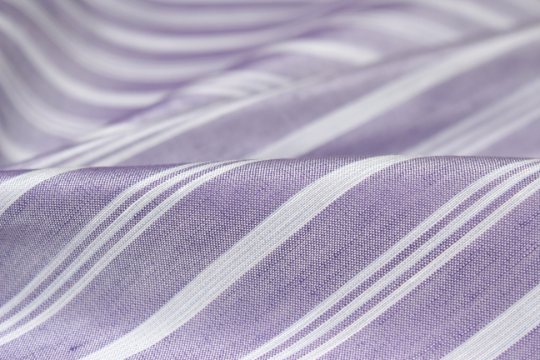 Purple Lavender Stripe Silk Fabric