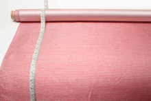 Load image into Gallery viewer, Coral Salmon Stripe Silk Fabric
