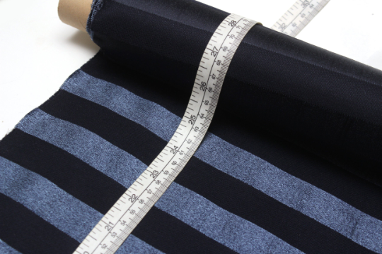 Blue Navy Silk Fabric