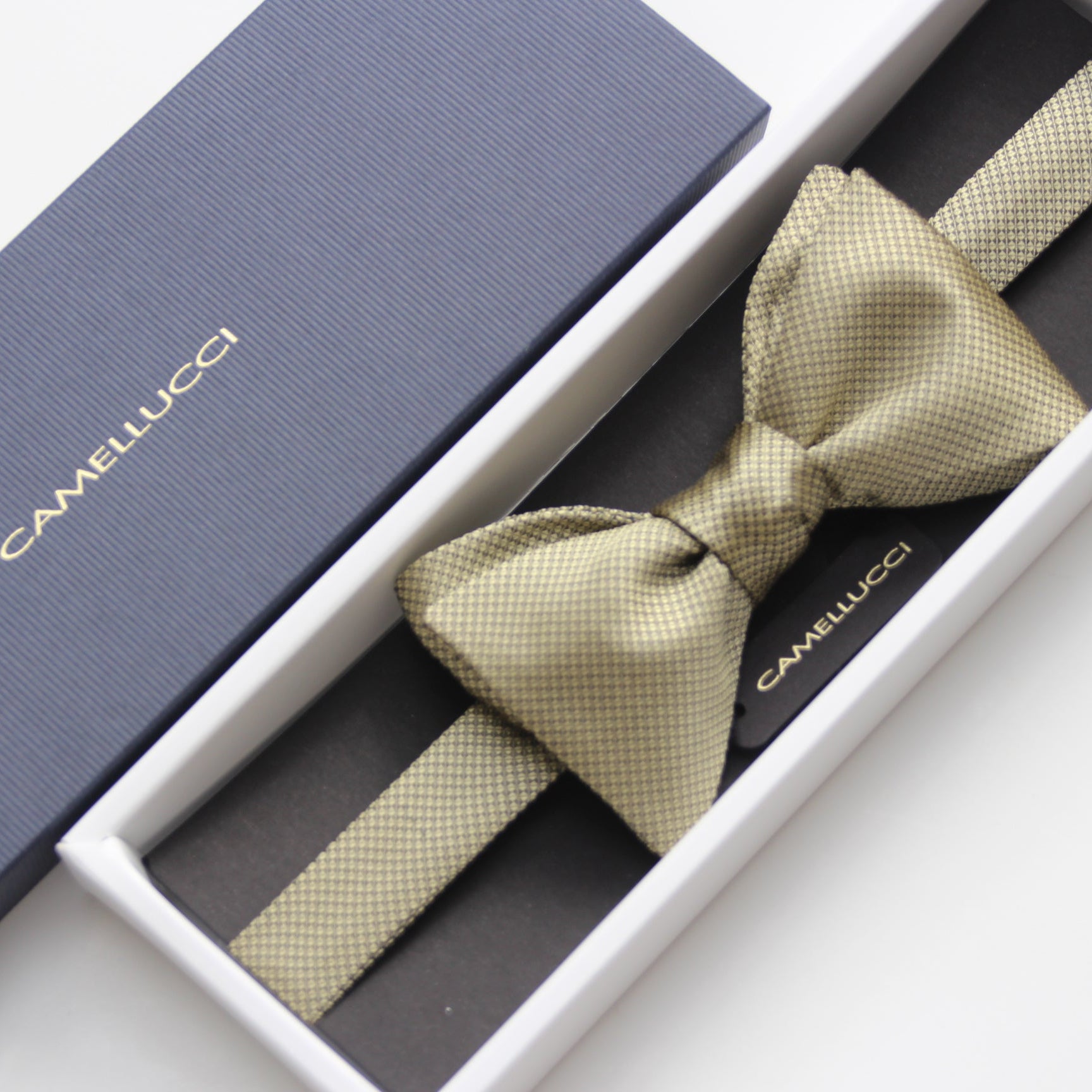 Gold Ornament Self-Tied Bow Tie