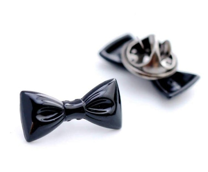Black Bow tie Lapel pin