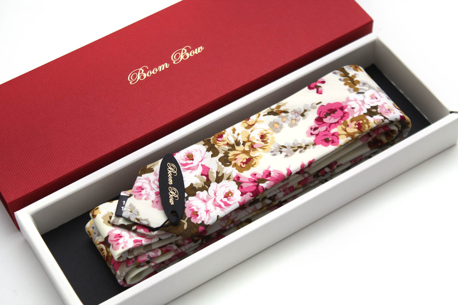 Pink Floral Necktie