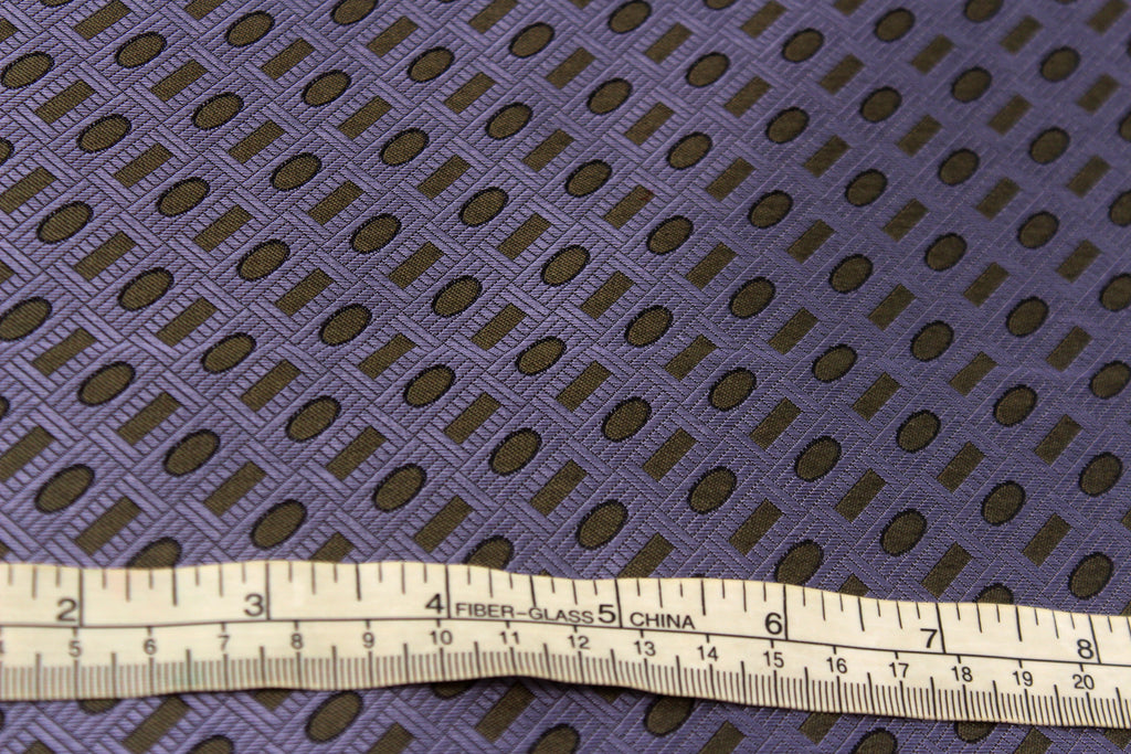 Purple Moss green Ornament Silk Fabric