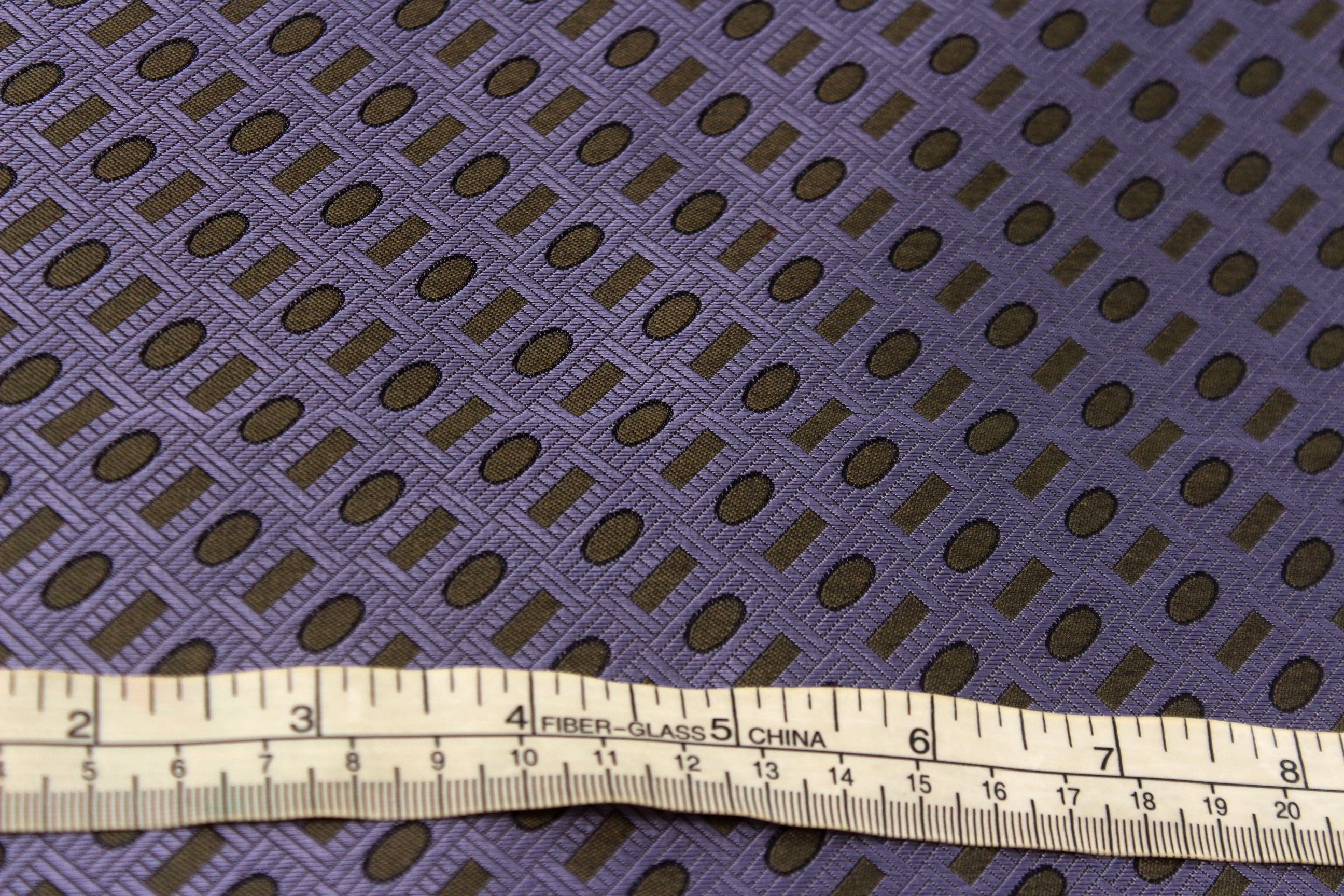 Purple Moss green Ornament Silk Fabric