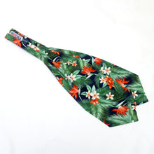 Load image into Gallery viewer, Tropical Floral Cotton Ascot
