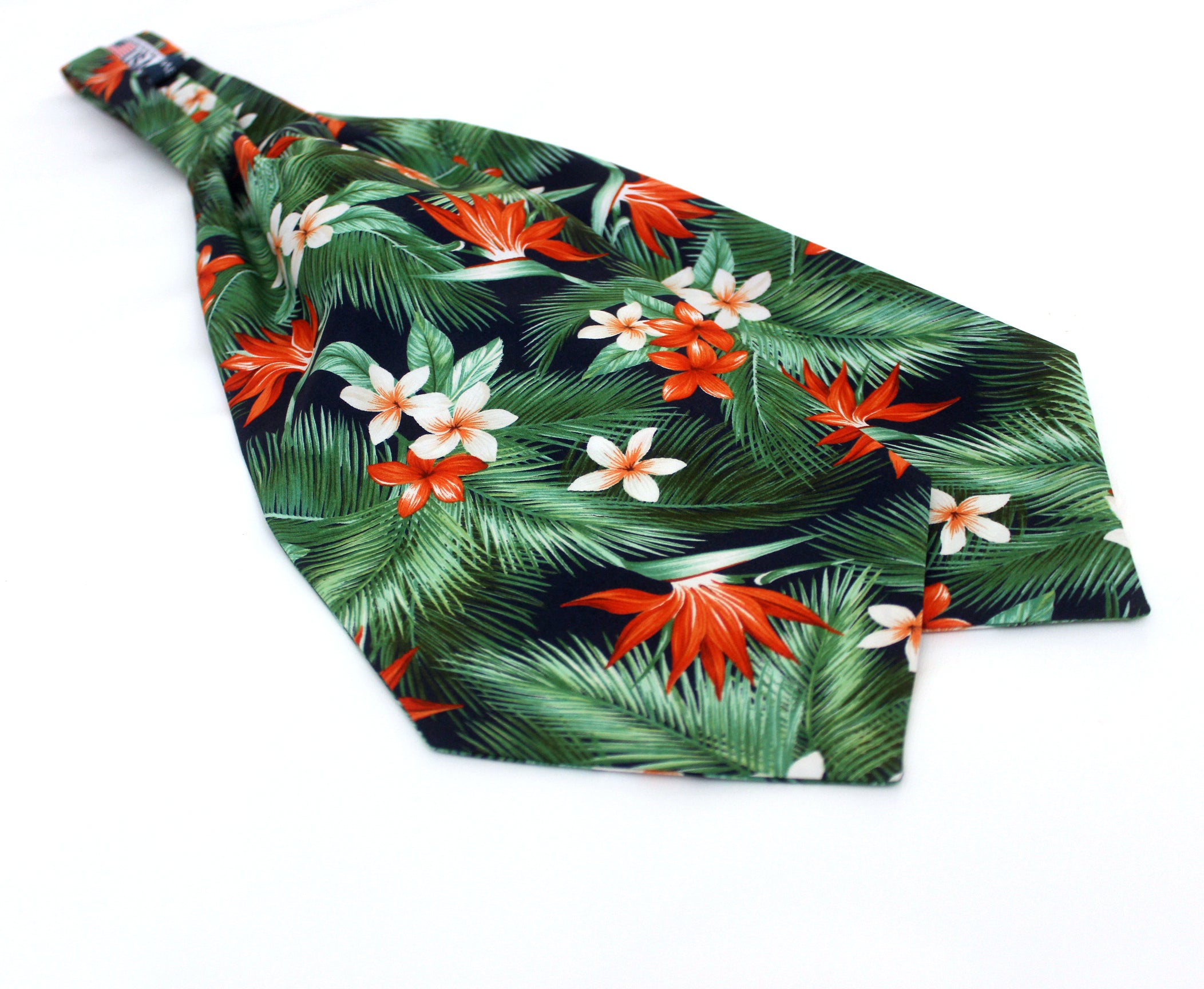 Tropical Floral Cotton Ascot