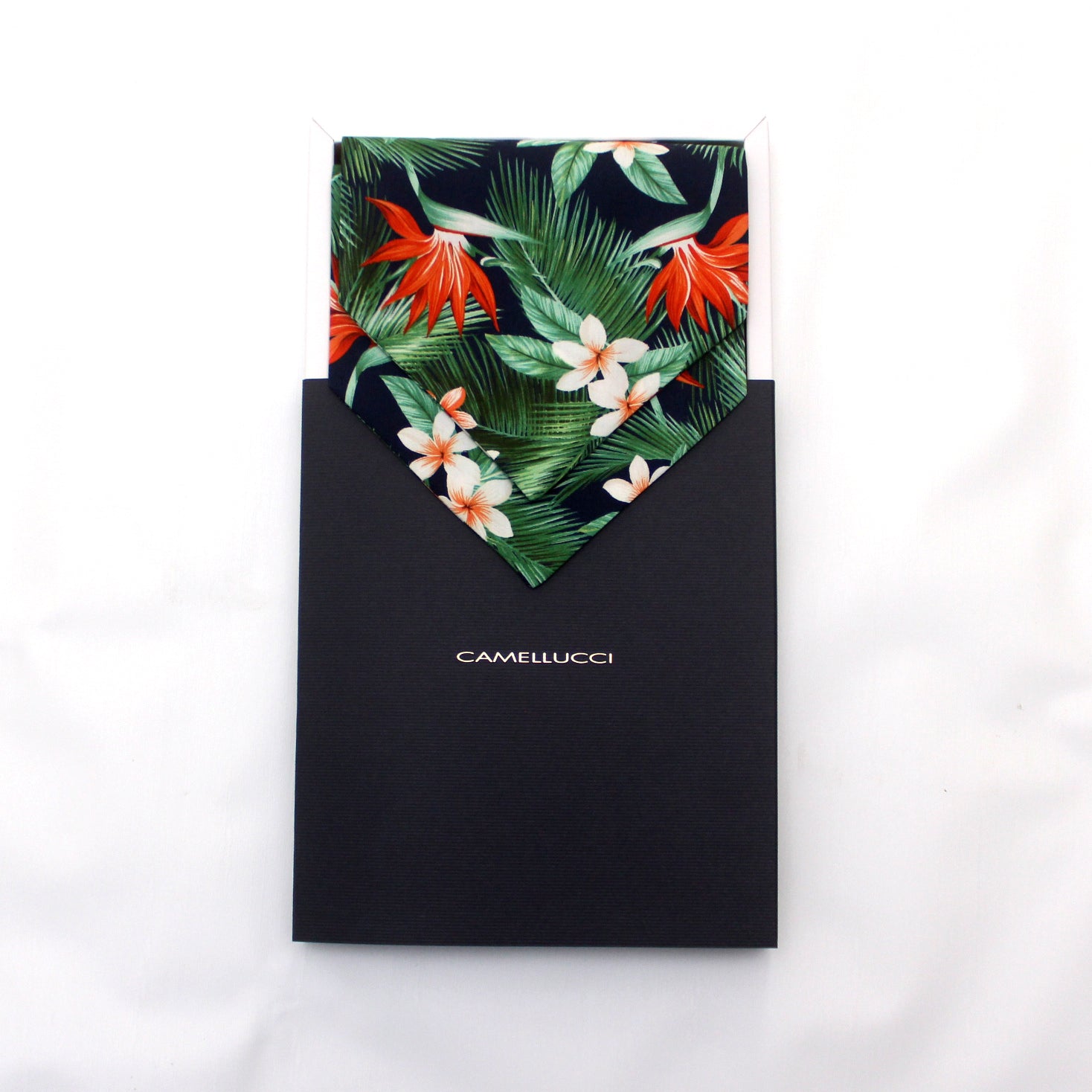 Tropical Floral Cotton Ascot