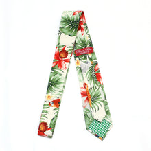 Load image into Gallery viewer, Tropical Green Floral Necktie
