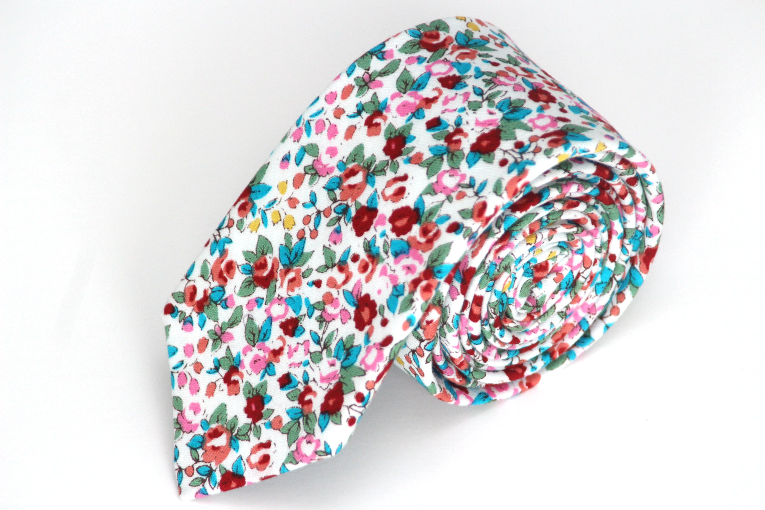 Cotton Floral Necktie