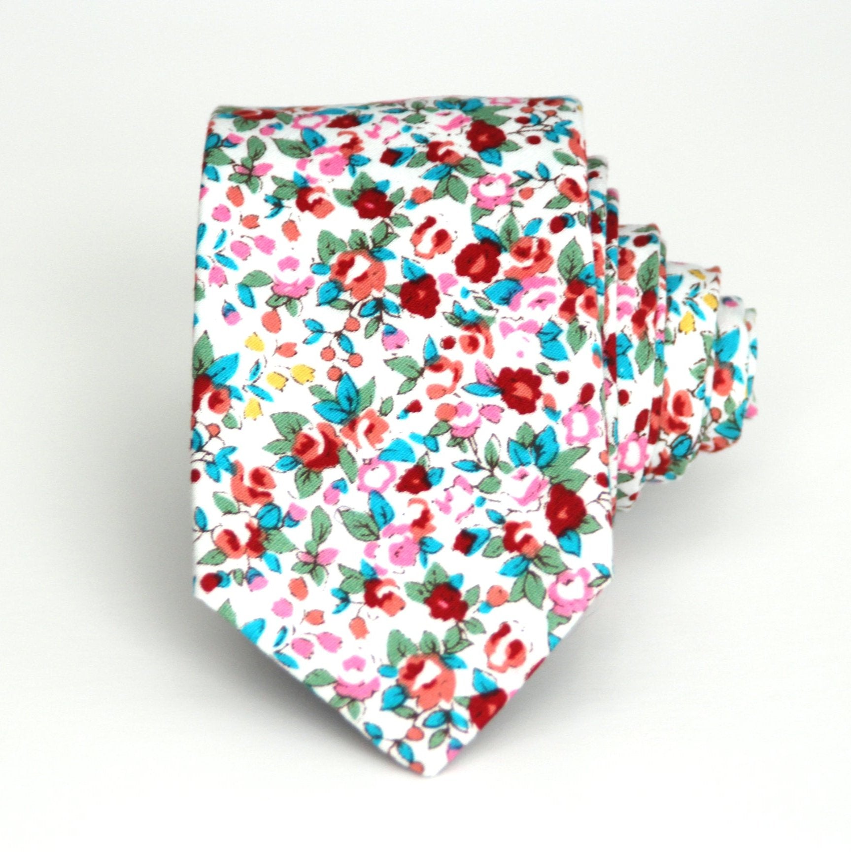 Cotton Floral Necktie