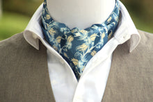 Load image into Gallery viewer, Blue Birds Cotton Day Ascot
