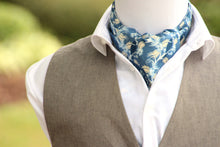 Load image into Gallery viewer, Blue Birds Cotton Day Ascot
