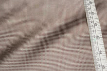 Load image into Gallery viewer, Brown Small Plaid Silk Fabric
