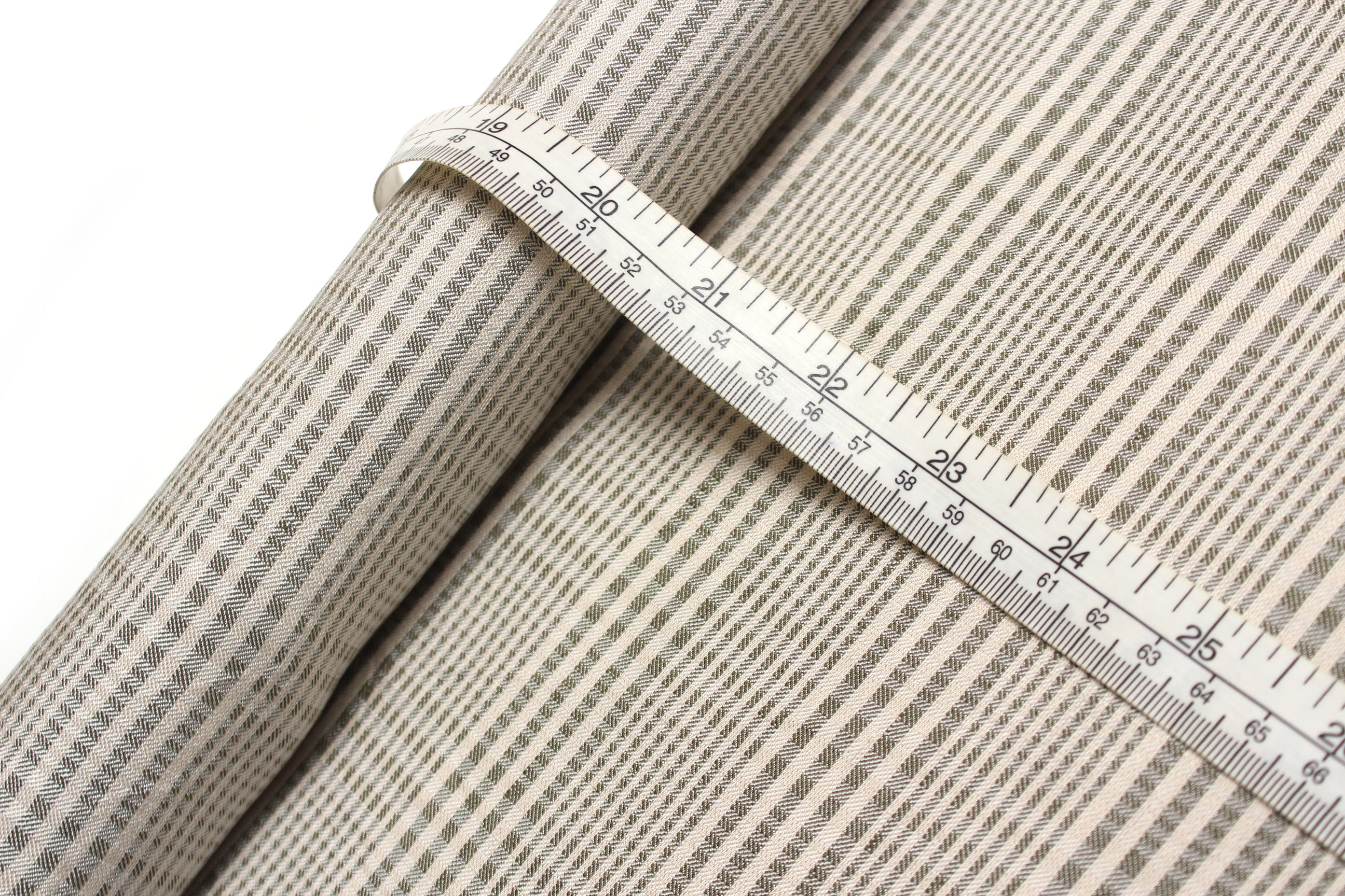 Dusty Green Plaid Silk Fabric