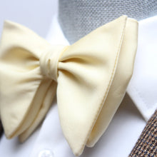 Load image into Gallery viewer, Big Butterfly Canary Silk Bow Tie
