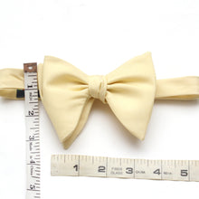 Load image into Gallery viewer, Big Butterfly Canary Silk Bow Tie

