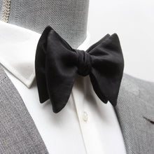 Load image into Gallery viewer, Basic Solid Silk Linen Bow Tie
