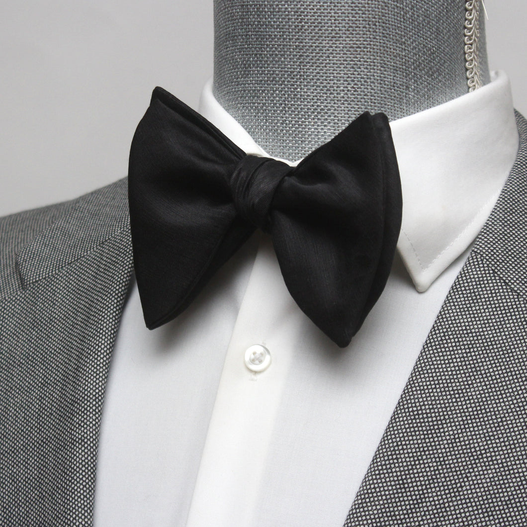 Black Big Butterfly Bow Tie