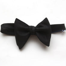 Load image into Gallery viewer, Black Big Butterfly Bow Tie
